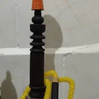 2 عدد قلیون چوب سرخ با یک تنه و شیشه