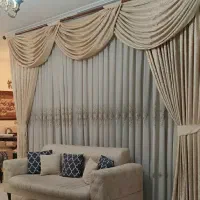 پرده سالن با جنس عالی و سالم|پرده، رانر، رومیزی|تهران, مجیدیه|دیوار