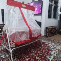 تخت و گهواره نوزاد در حد نو|اسباب و اثاث بچه|خرمآباد (تنکابن), |دیوار