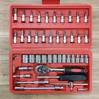 جعبه46پارچه آچار و سری بکس و پیچ گوشتی|ابزارآلات|تهران, تهرانپارس غربی|دیوار