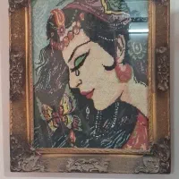 تابلوی کوپلن دوزی قدیمی