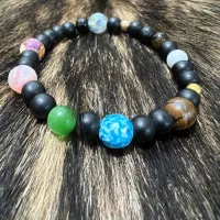 دستبند، پابند، گردنبند سنگی و استیل دست ساز|بدلیجات|دوگنبدان, |دیوار