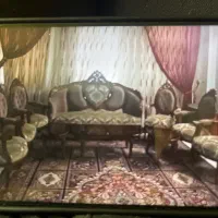 مبلمان ۹ نفره سلطنتی راحتی چوب گردو|مبلمان خانگی و میز عسلی|اصفهان, خرم|دیوار