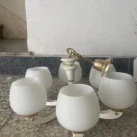 لوستر ۶ شعله حبابی|لوستر و چراغ آویز|تهران, کوهک|دیوار