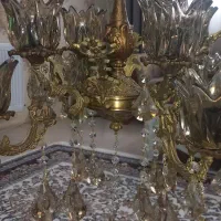 لوستر ۴ شاخه برنز