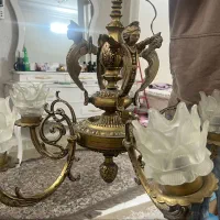 لوستر برنجی ۵شاخه فرشته