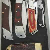 چاقوآمریکایی و دسته شاخ