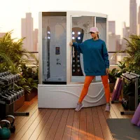 وان جکوزی مدل مادرید با کابین دوش سونا بخار کرمان