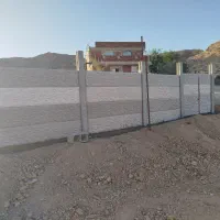 دیوارپیش ساخته و پایه بتنی فنس