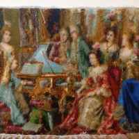 تابلوفرش دستبافت پیانوزن|تابلو فرش|سهند, |دیوار