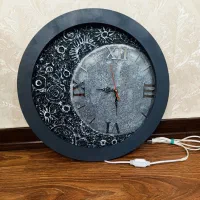 تابلو ماه ۳ کاره|ساعت دیواری و تزئینی|ازنا, |دیوار