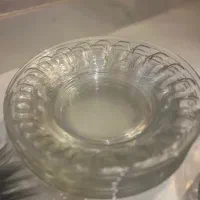 ۷بشقاب ۹پیشدستی کریستال فرانسه درحدنوو مدل شستی