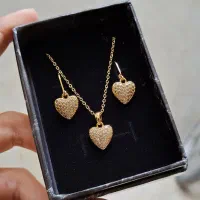 نیم ست طرح طلا رنگ ثابت روز مادر|بدلیجات|قم, ژاندارمها|دیوار