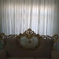 ۴ عدد پرده تور با دو عدد دستک یه والون