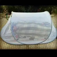 پشه بند انفرادی مدل تاشو با سرزیپ دو طرفه