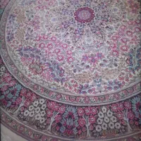 فرش گرد خوش رنگ
