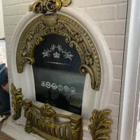 بخاری طرح شومینه گازی جنرال درحد نو