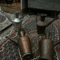 فروش ۴ عدد آفتابه مسی قدیمی