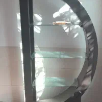 بوفه چوبی|بوفه، ویترین، کنسول|میانه, |دیوار