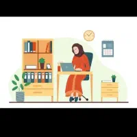 منشی خانم برای دفتر وکالت