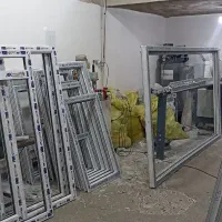 درب پنجره آلمنیوم pvc دوجداره
