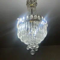 لوستر کریستالی سقفی|لوستر و چراغ آویز|رباط‌کریم, مسکن مهر آبشناسان|دیوار