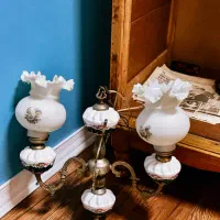 لوستر قدیمی برنز سنگین