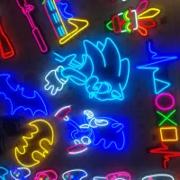 پخش نئون های rgb درجه یک وارداتی تابلو نئون