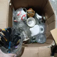 ظروف چینی بشقاب قاشق قابلمه