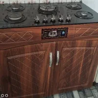 اجاق گاز ام دی اف شیشه سکوریت نشکن پنچ شعله