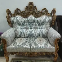 مبلمان سلطنتی ۷نفره|مبلمان خانگی و میز عسلی|آستانه اشرفیه, |دیوار