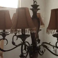 لوستر فلزی ۶ شاخه