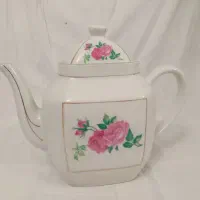 قوری چینی .قوری پیرکس.نعلبکی .ظرف غذا