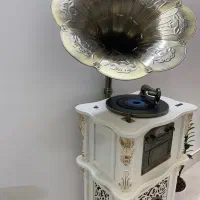 گرامافون مبله شیپور فلزی برند لاکچری|سیستم صوتی خانگی|آمل, |دیوار