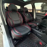 روکش صندلی چرم اسپرت تولیدی باگارانتی واقعی ۱ ساله