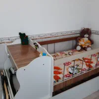 تخت وکمدبچه|تخت و سرویس خواب|بیجار, |دیوار