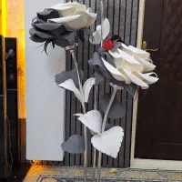 گل اباژوری انتیک|چراغ خواب و آباژور|اردبیل, |دیوار