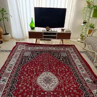 رو فرشی کشدار طرح فرش نو نو