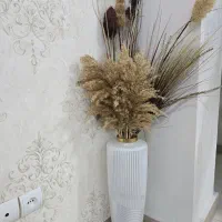 گلدان نو سفید ارتفاع ۶۰