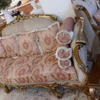 مبل سلطنتی بسیار نو وشیک با بهترین چوب|مبلمان خانگی و میز عسلی|کیش, |دیوار