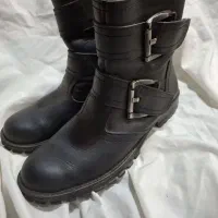 نیم بوت چرم طبیعی  در حدنو سایز ۴۰