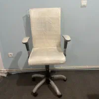 صندلی اداری گردان سفید