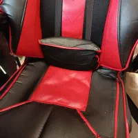 صندلی گیمینگ رنگ قرمز و مشکی|صندلی و نیمکت|اندیشه, شهرک المهدی|دیوار