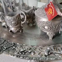 ست فنجان و قندان و سینی چایخوری سیلور مارک Regal