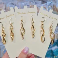 گوشواره های طلاروس طرح شین