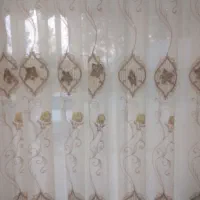 پرده گل برجسته