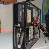 کیس dell 745 به همراه مانیتور و کیبورد