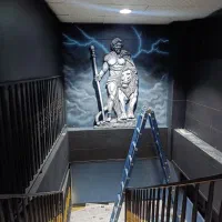 اولین نقاشی دیواری برجسته