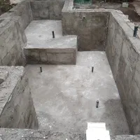 ساخت بتن استخر متری یک‌ونیم با چک|خدمات پیشه و مهارت|رشت, کوی امام رضا|دیوار