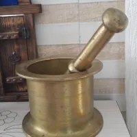 هاون برنجی ۹۰ساله
